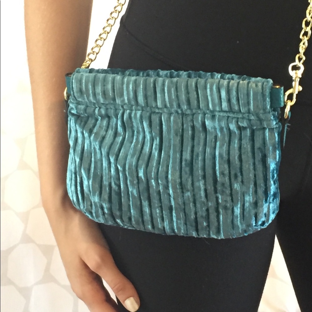 Velvet Crossbody/Clutch Purse